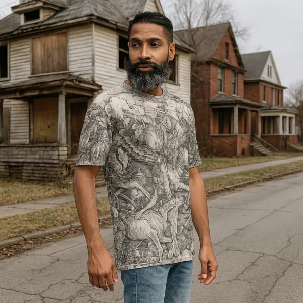 Mortalis Garden of Earthly Delights Men's Tee
