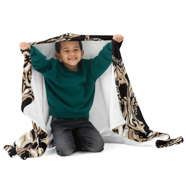 Skull Division: Dark Legion Throw Blanket