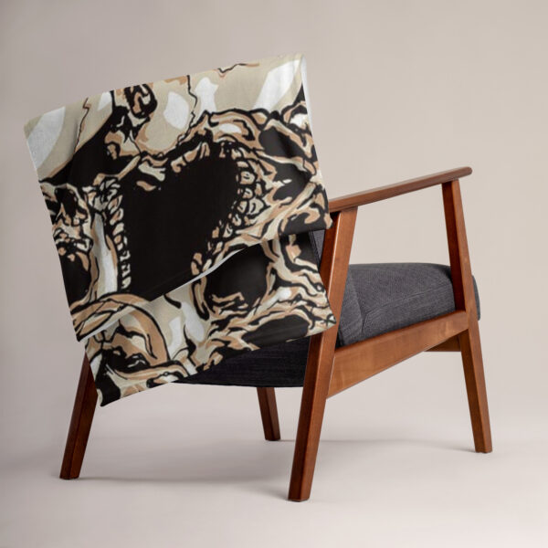 Skull Division: Dark Legion Throw Blanket